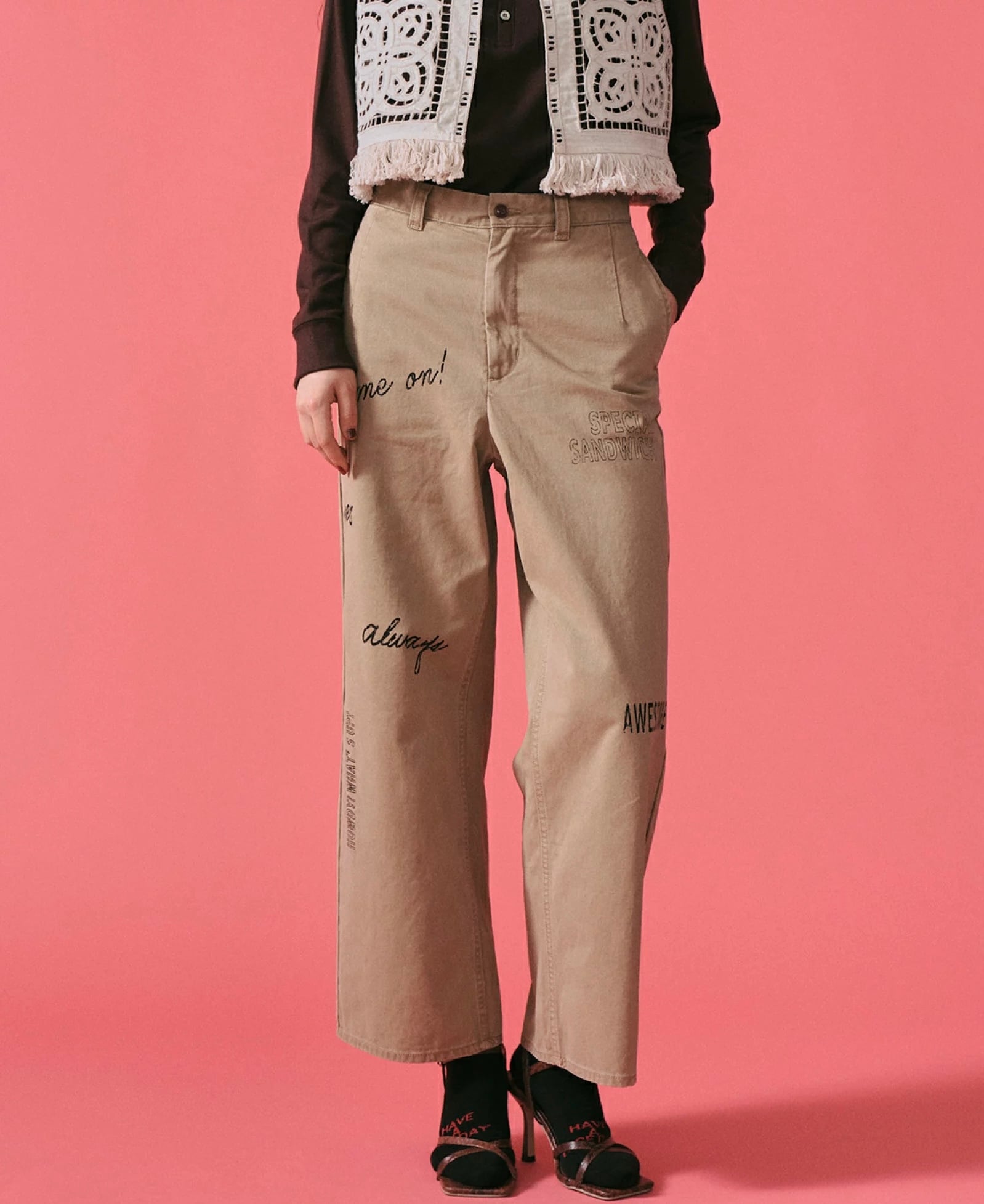 テンセルデニムフリルポンチョ | chocola