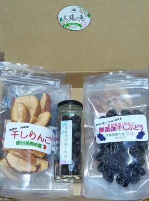 太陽の恵みシリーズ　特別企画Ⅲ　フリーズド・ドライブルーベリー詰合せセット