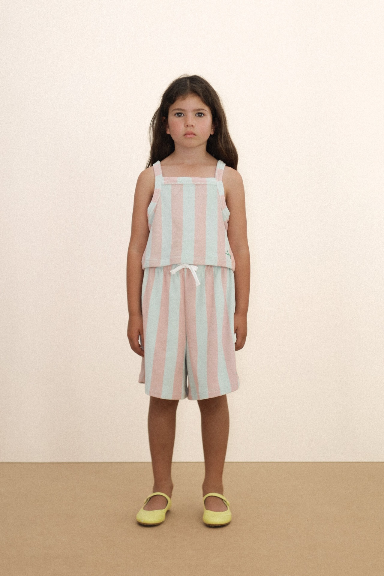 TINYCOTTONS/Stripes Towel Shorts