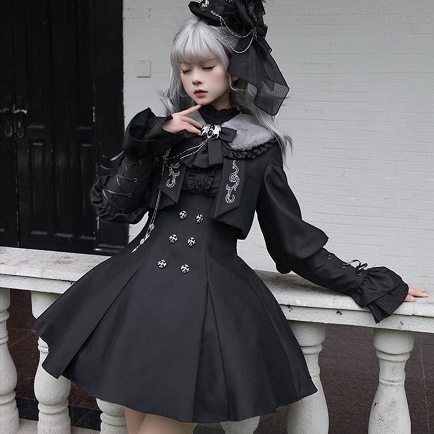 予約商品 ゴスロリ 暗夜執事 ショートジャケット ALICEGIRL ダーク