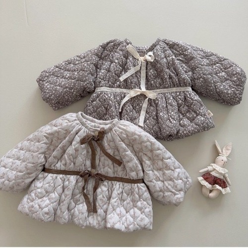 AIAI［取寄］flower nubim ribbon jumper 25winter