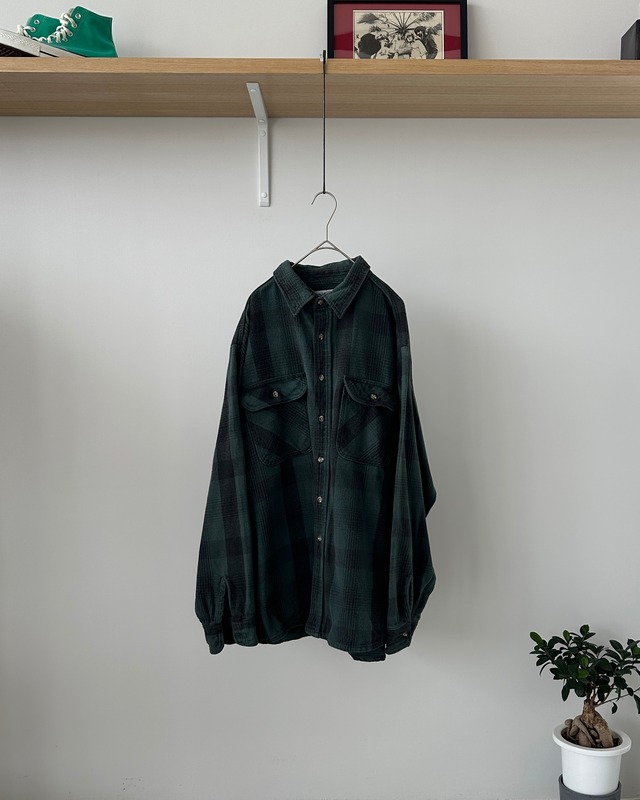 -Private Property- Vintage 80-90s Heavy Flannel Shirt made in USA