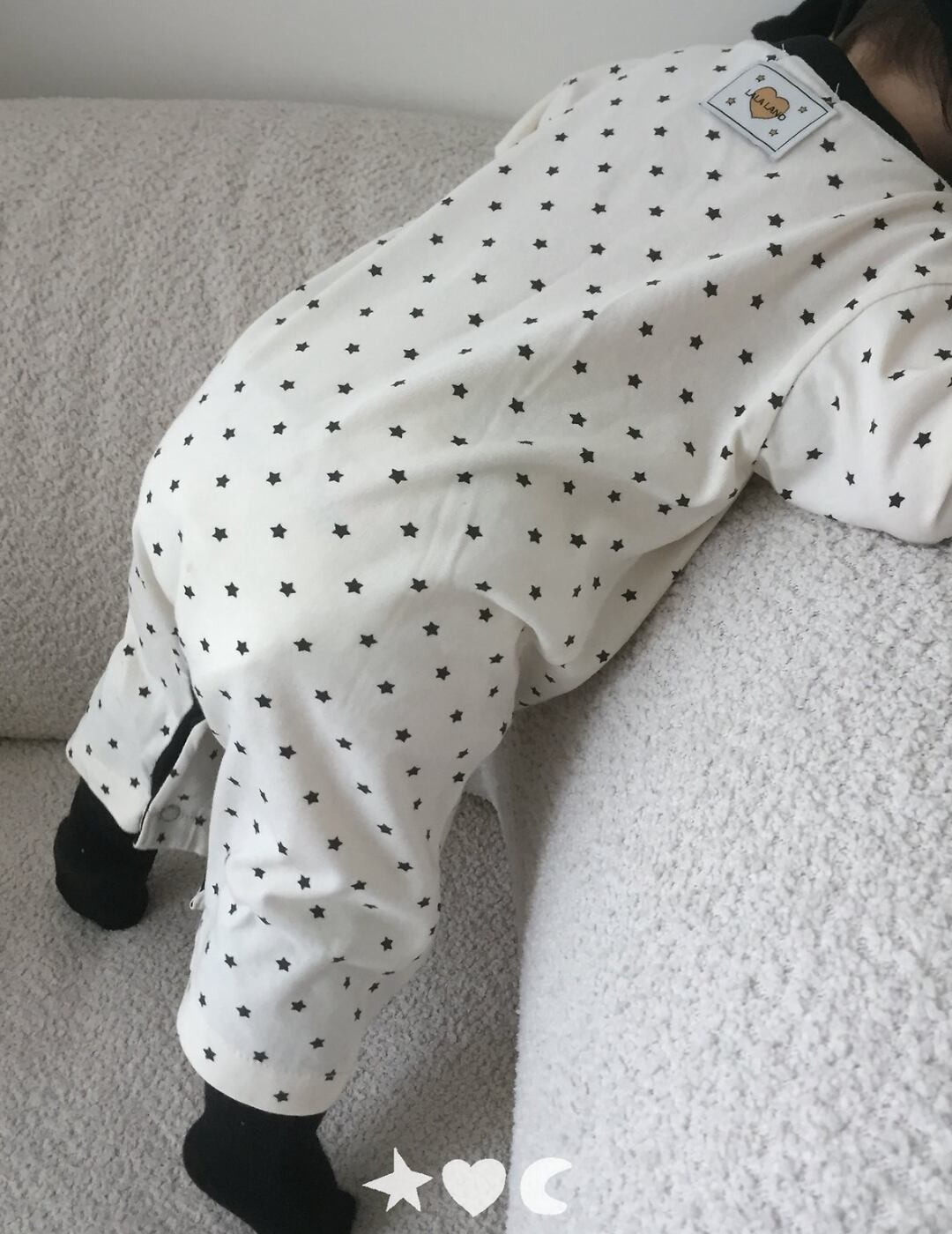 送料無料【予約】/  babyミックススターロンパース /lalaland