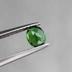 クロムトルマリン 5.1x4.1mm, 0.38ct, タンザニア産