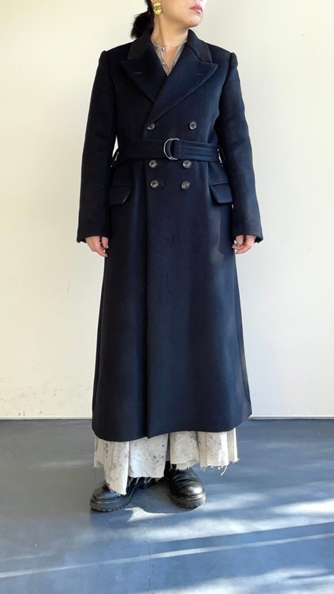 robes＆confections ウールビーバーコート 丸く