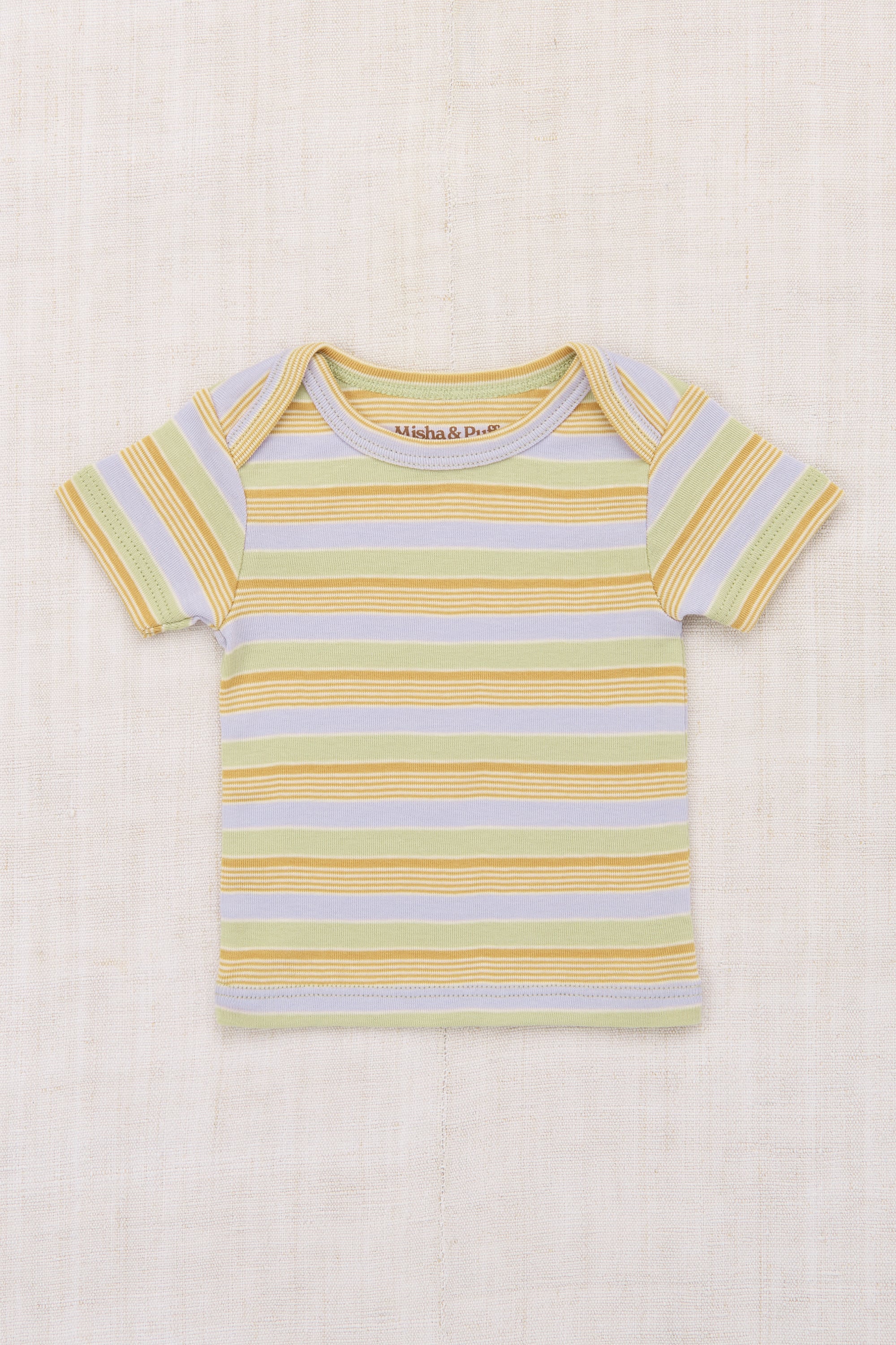 Misha&Puff 26SS 〉 BABY LAP TEE / MIST AVENUE STRIPE | 世界の子供