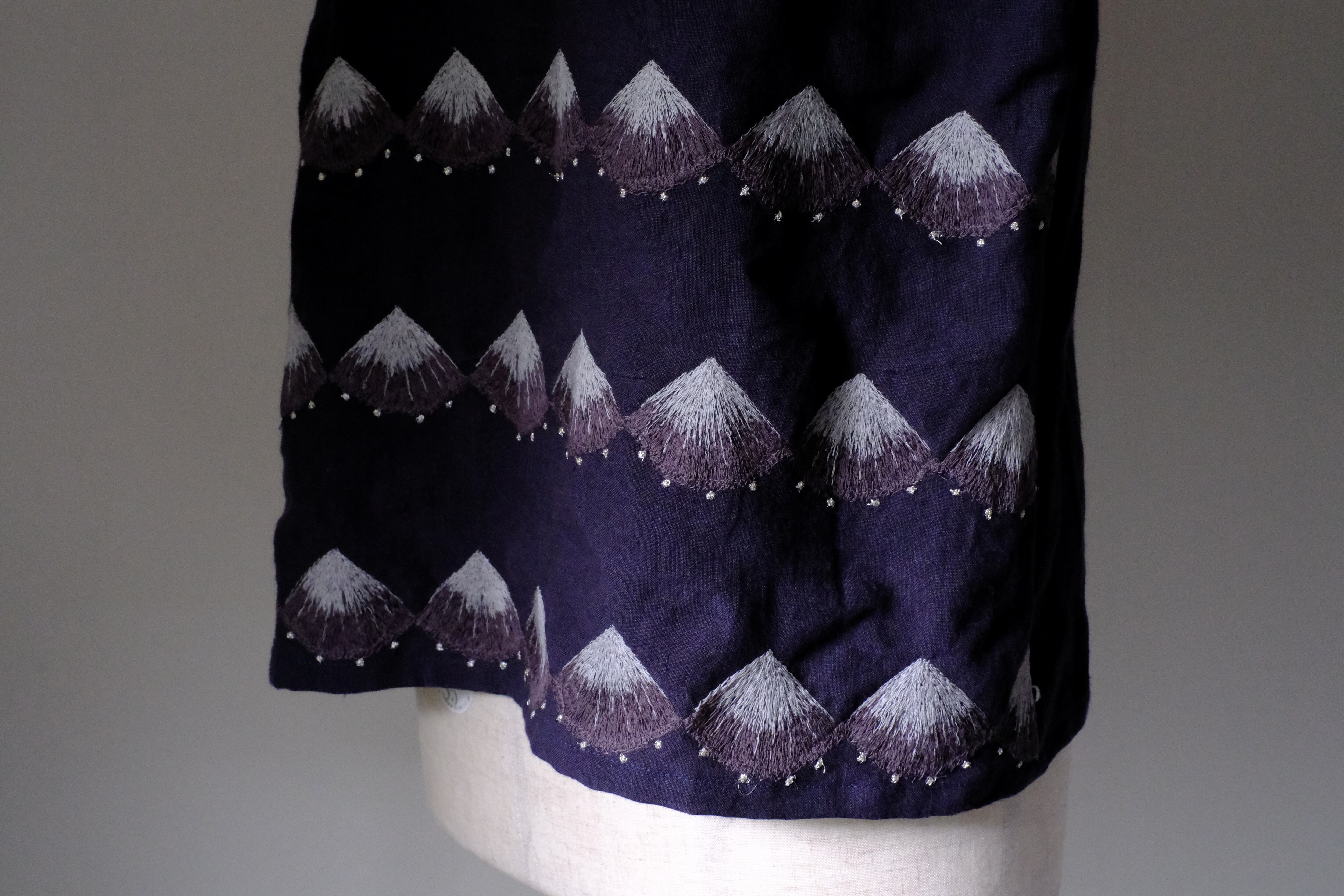 ノースリーブカットソー　cl-127(ネイビー)