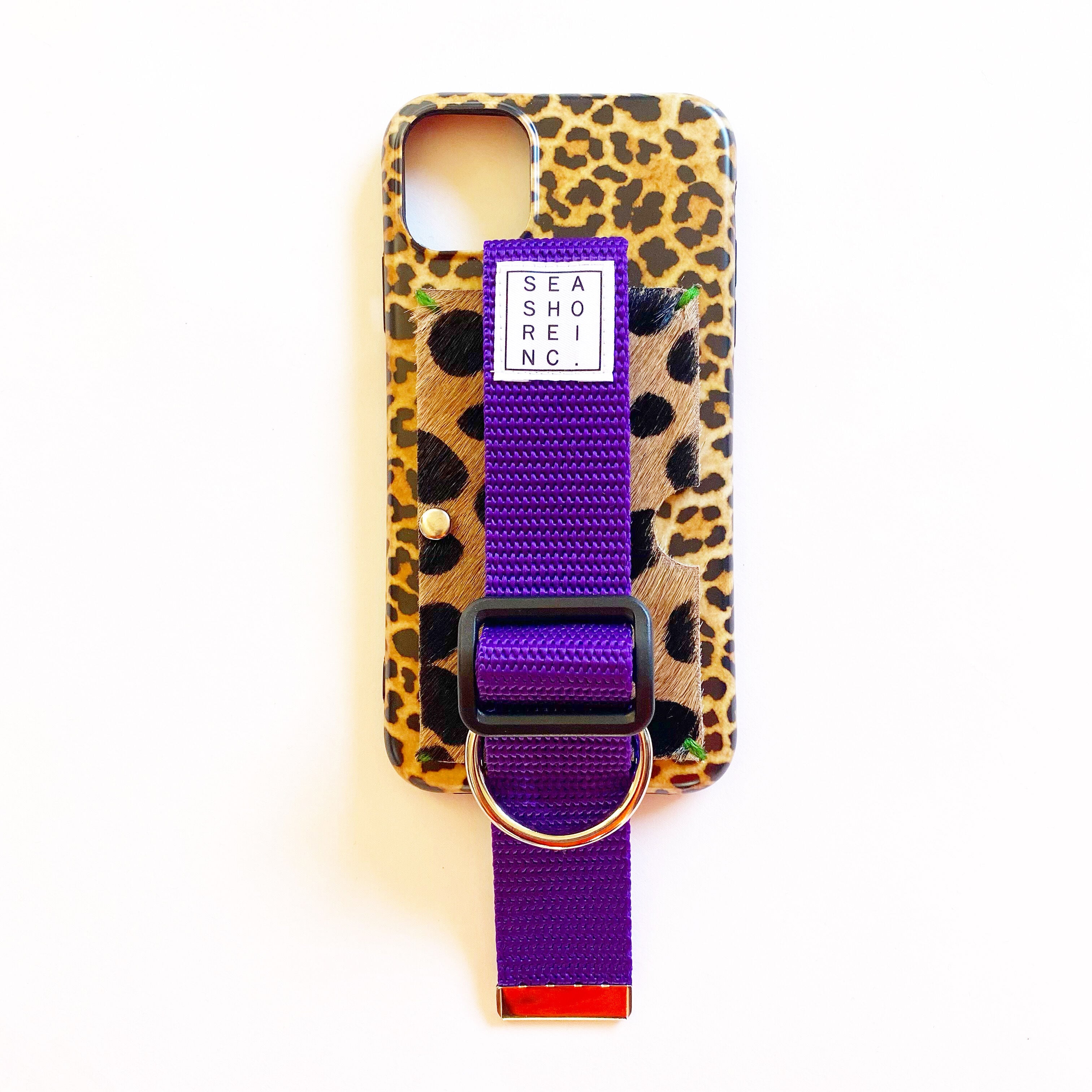 for iPhone【 animal 】leopard × purple | seashoreinc.