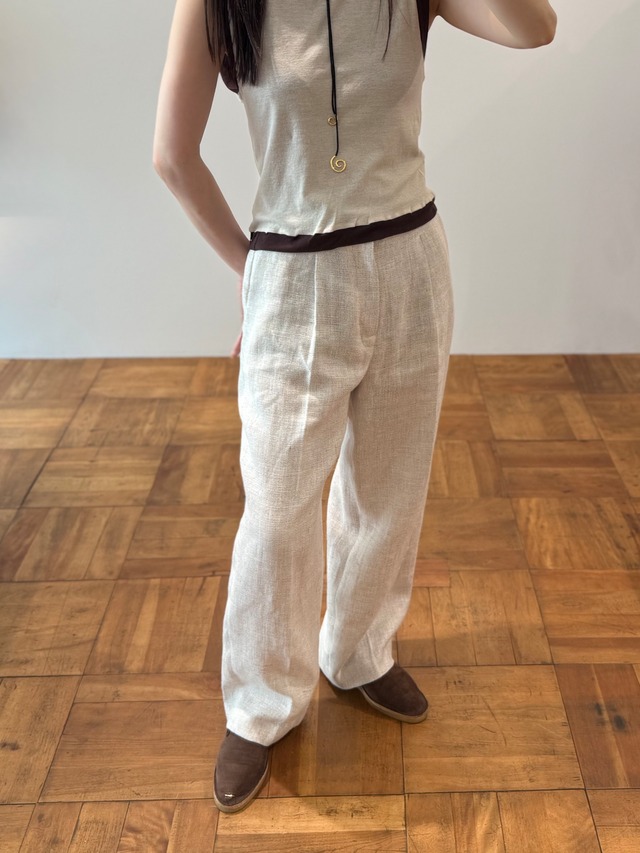 jonnlynx/JL226-PT1091 cotton linen melange jonny pants