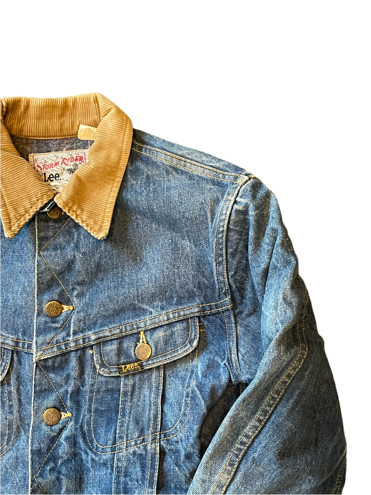 人気ブランドのLee◇70s マルチカラーストライプカバーオール