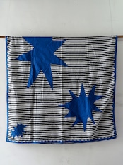156ri055 patchwork star shawl