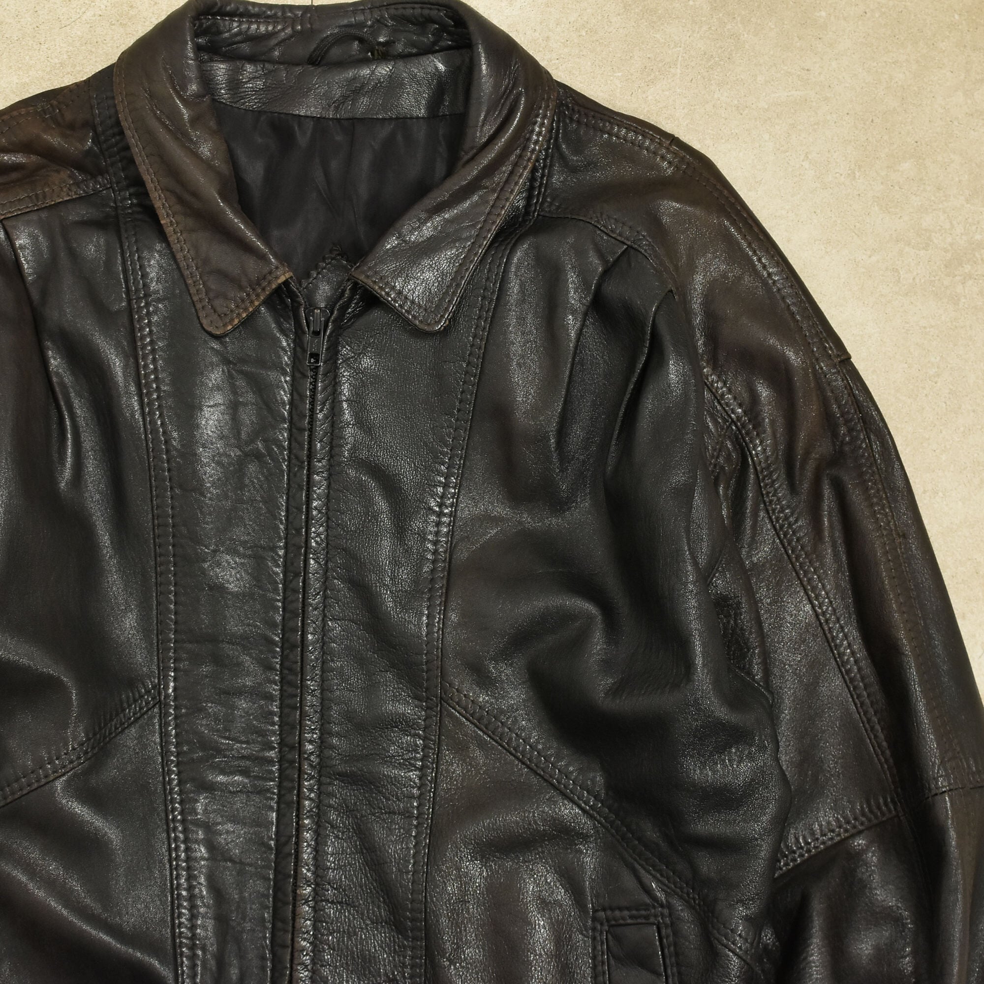 70s～ ChampsElysee MONTREAL leather jkt | 古着屋 grin days memory