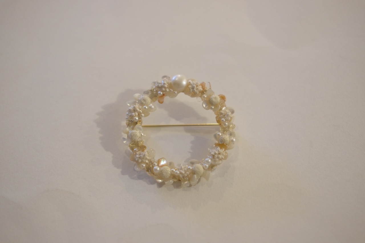 葉嘉 dooors ブローチ(大)