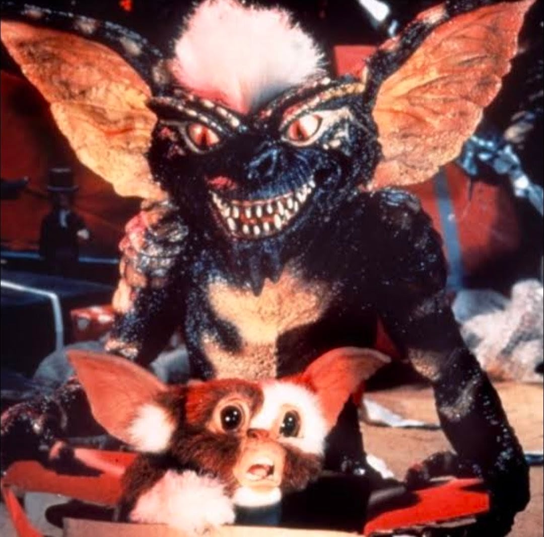 【グレムリン(Gremlins)ストライプ&ギズモ 】映画Tシャツ / Tシャツ〚アメリカン雑貨 アメトイ〛