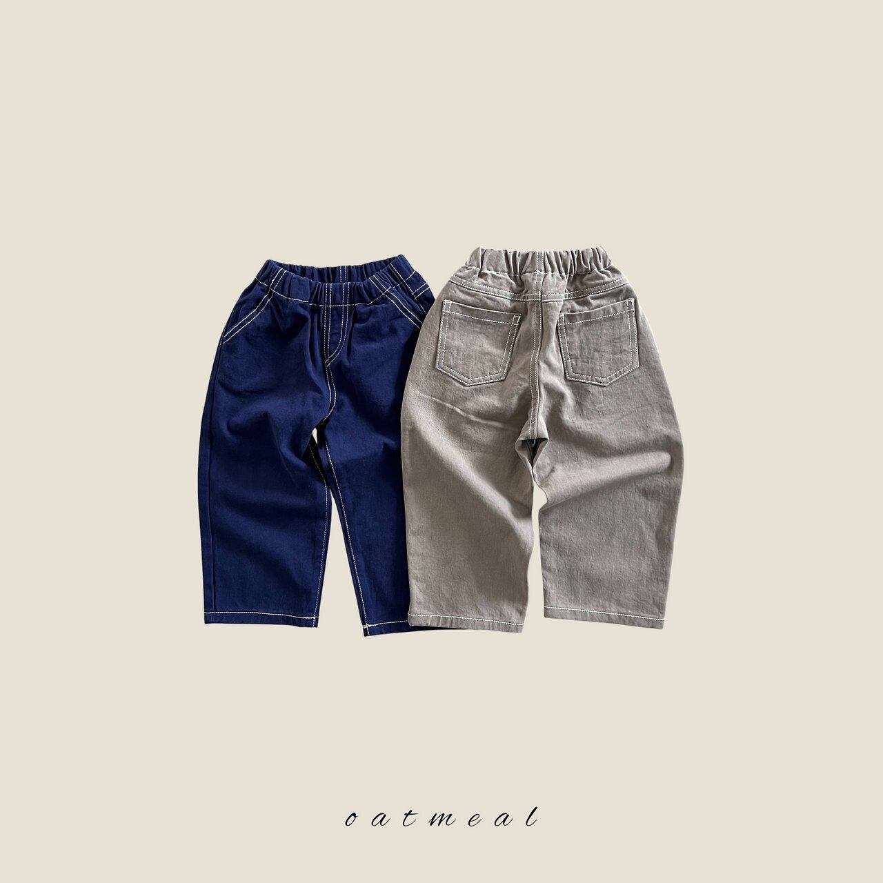 《予約》送料無料【oatmeal】Dino Pants