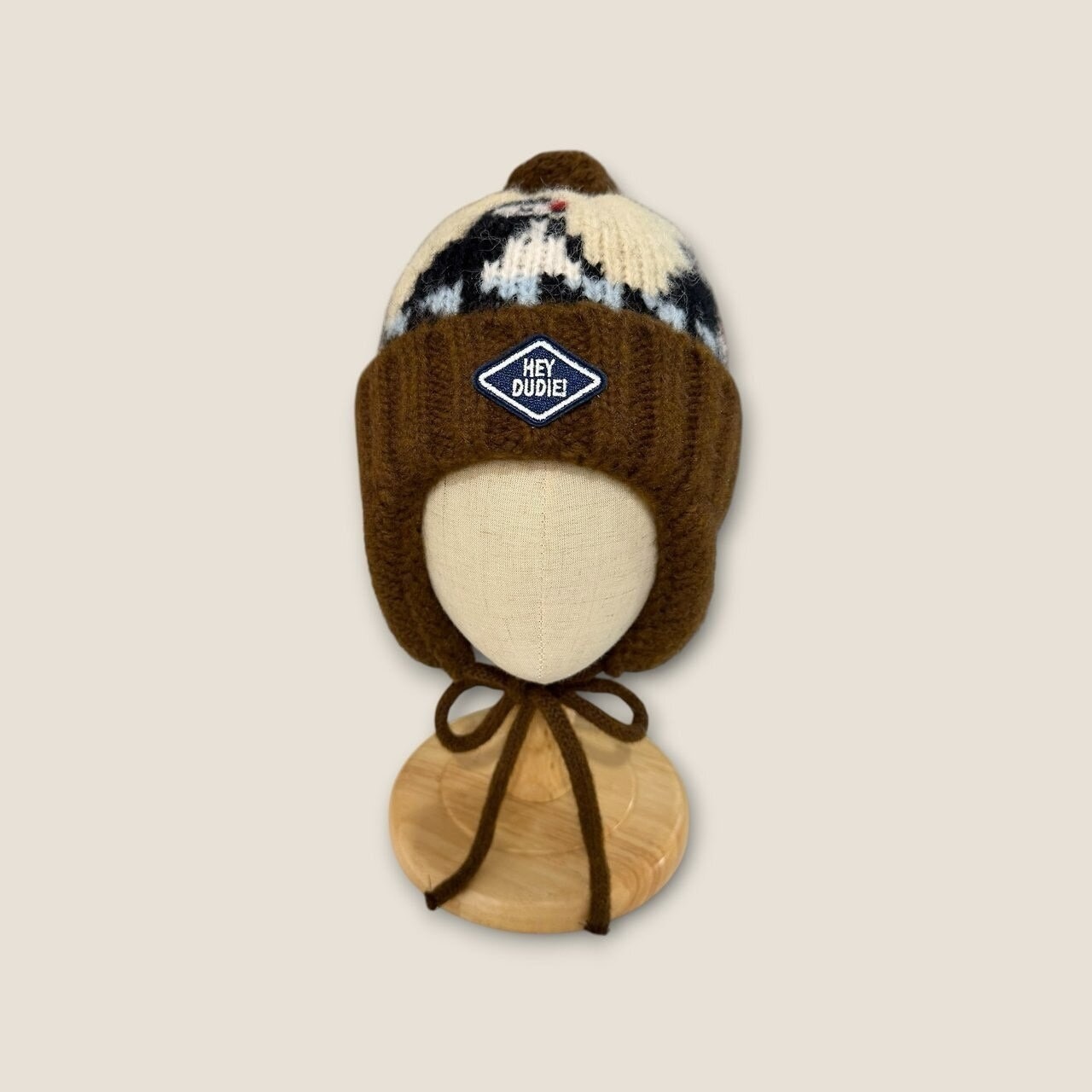 〖取寄〗韓国子供服 / 26winter / DUDIE / ヘイペンギンビーニー / 帽子 *FREE(48~54cm)*