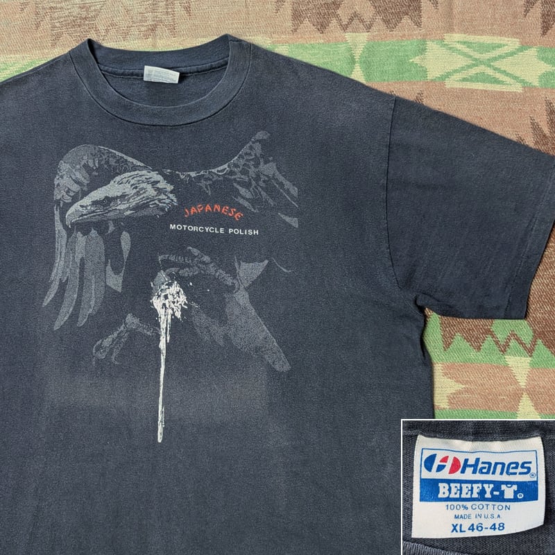 80s HARLEY-DAVIDSON Print Hanes Beefy T-Shirt (XL) STURGIS 80s HARLEY-DAVIDSON Print Hanes Beefy T-Shirt (XL) STURGIS