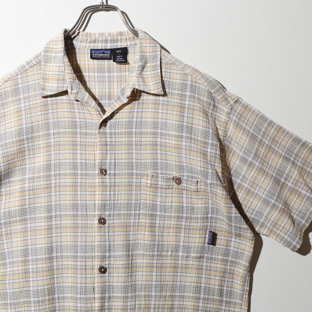 極美品 L Portugal 03年 A/C Yarn Dye Shirt Patagonia ACシャツ ヤーンダイ パタゴニア