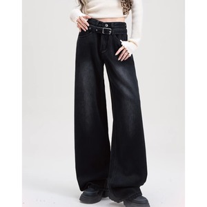 high waist baggy denim pants la0794