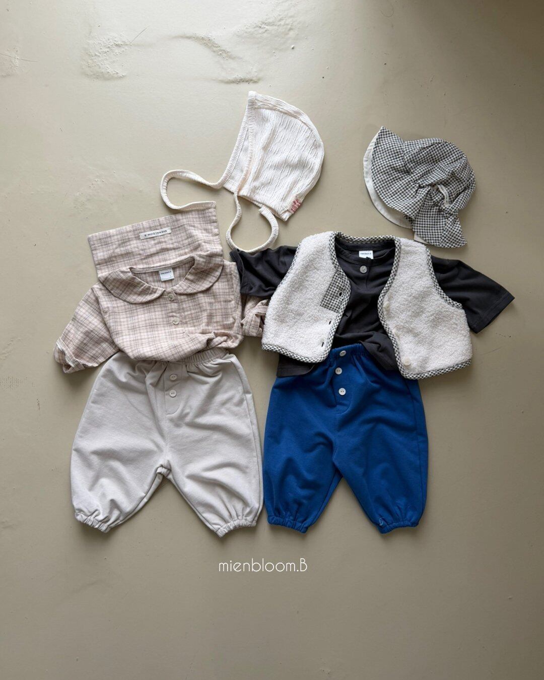 送料無料【予約】/ babyボタンTシャツ / mienbloom