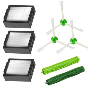 【在庫処分】ルンバe5 i7 i7+ i5 i5+ i3+ j7 j7+ i3 i2 と互換性のある消耗品セット ロボット掃除機交換用 フィルター ブラシ 互換品 8点