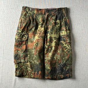 90's German Military Flecktarn Cargo Shorts / W31