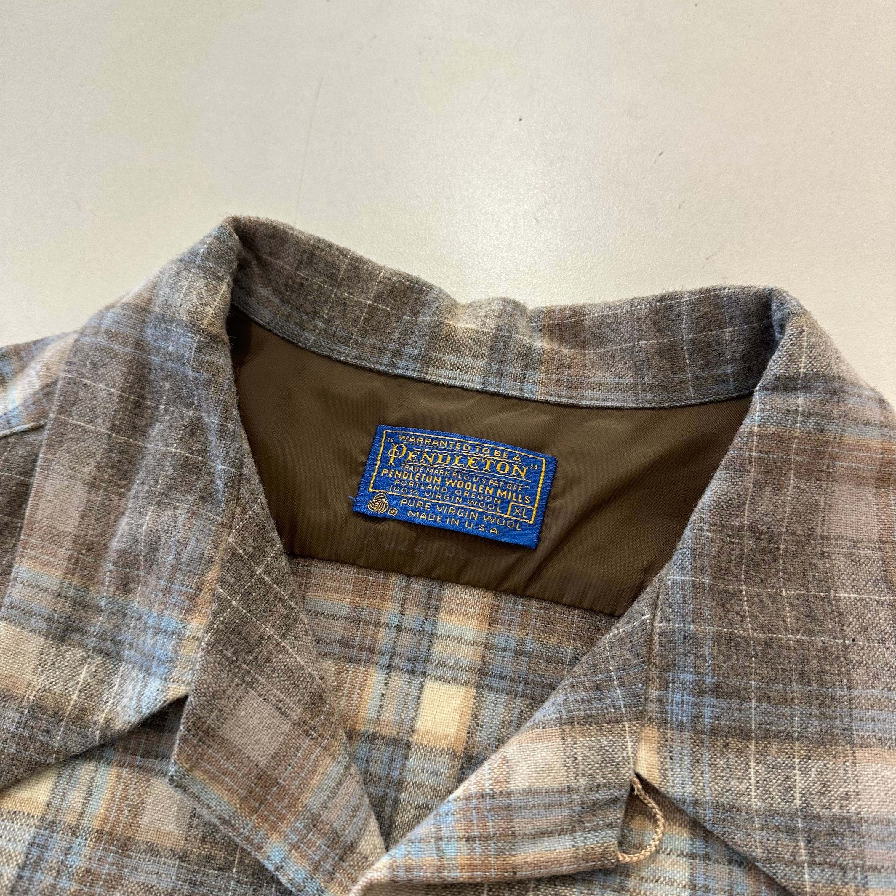 70's PENDLETON BORAD SHIRT BEIGE | BerBerJin Yuhodo