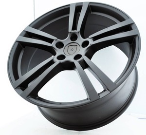 22インチ Black ホイール ( 1本 ) ポルシェ カイエン 　-DFO-1293ｰ2　-★