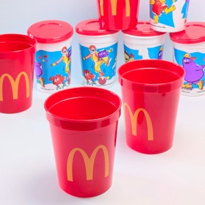 ✨️アメリカと言えばRED CUP✨️【 McDonald's ( マクドナルド ) 】 Plastic Cup / プラスティック カップ / プラカップ 〚アメリカン雑貨 アメトイ〛