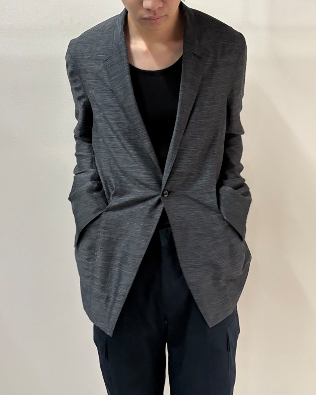 【14/SS Rick Owens】draping single tailored jacket