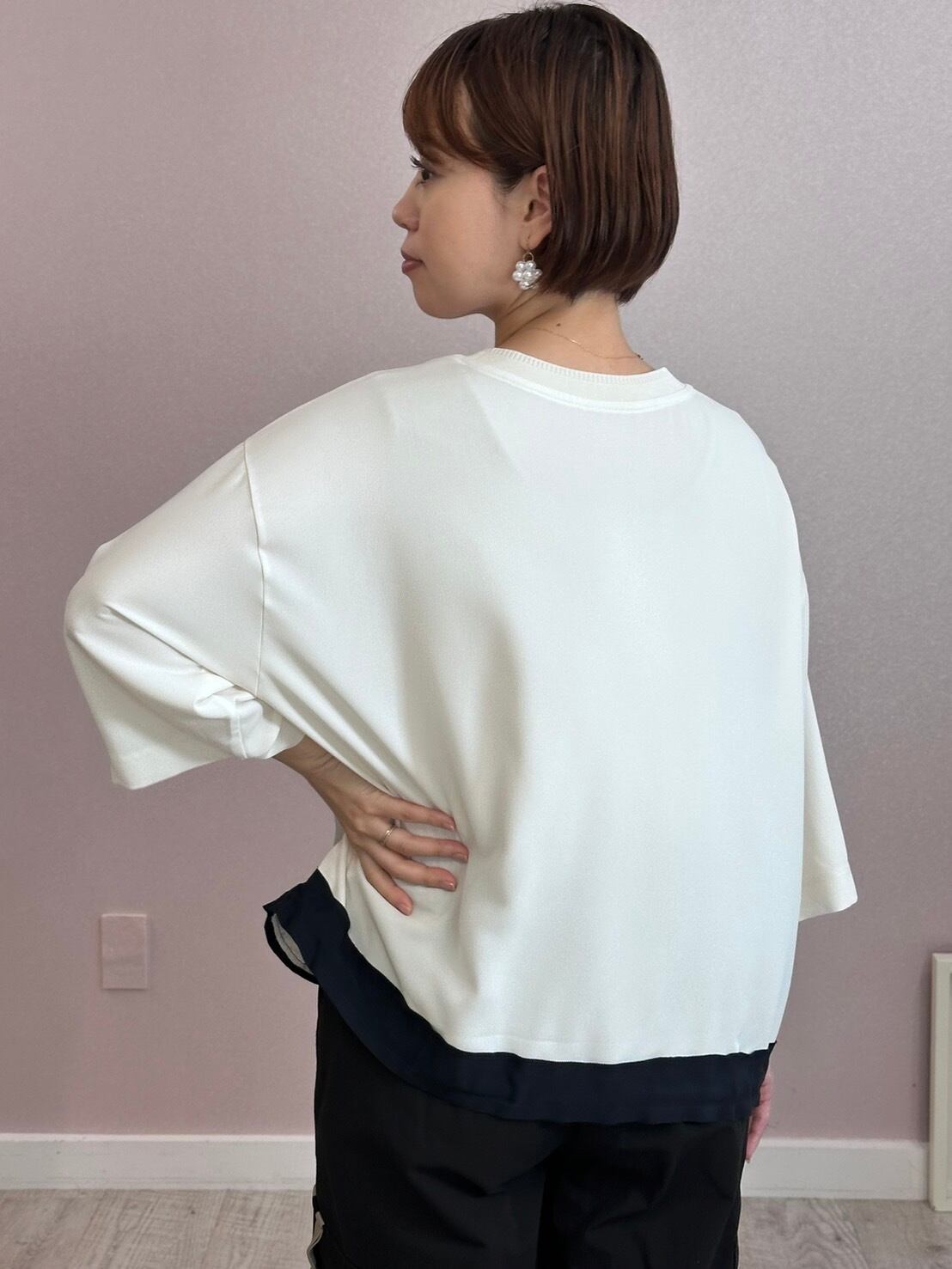 裾ドロストプリントプル9900➕tax