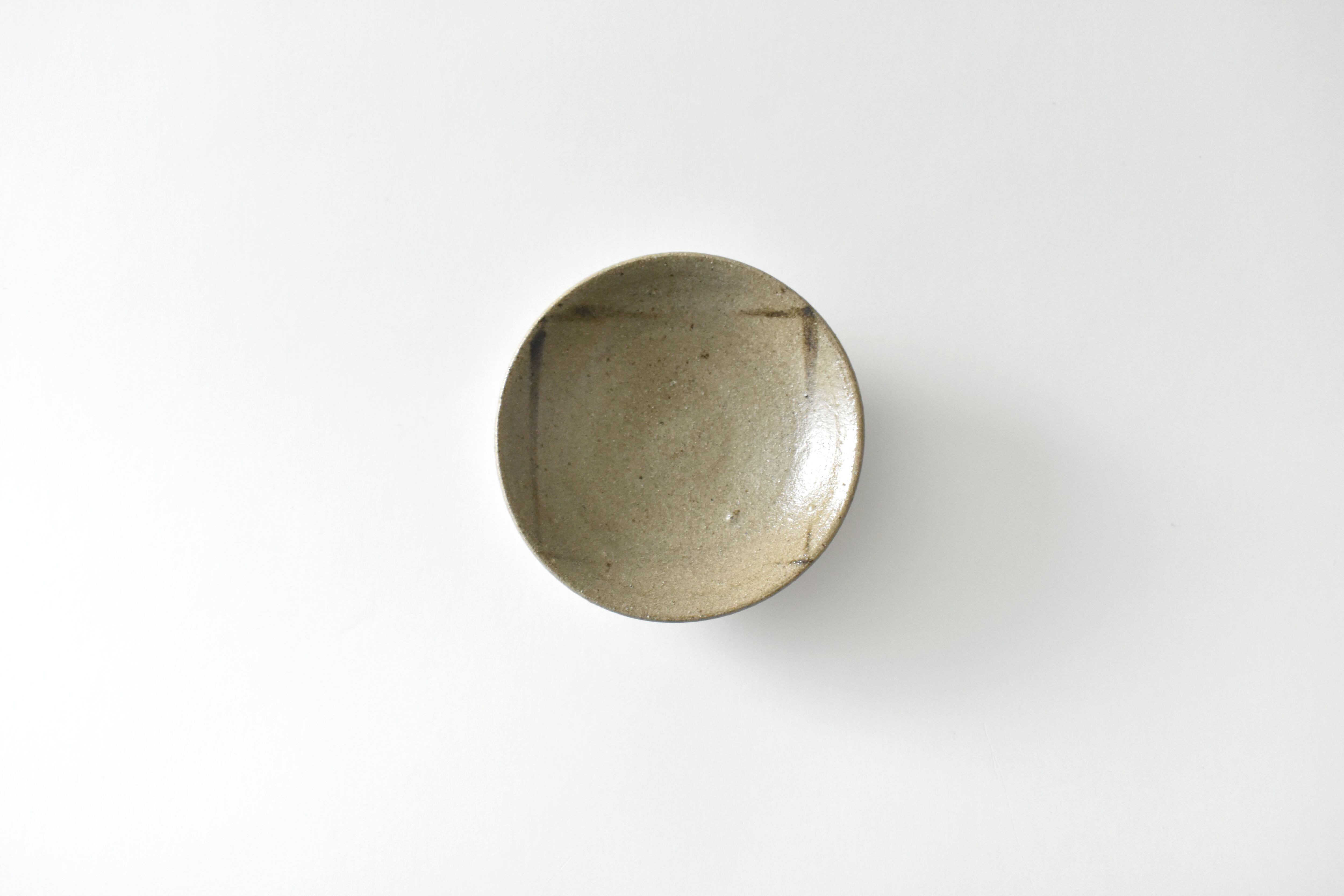 吉野敬子さん作 朝鮮唐津 尺板皿 明日からいよいよはじまります。「吉野 魁・吉野 敬子 遺作展 『古唐津