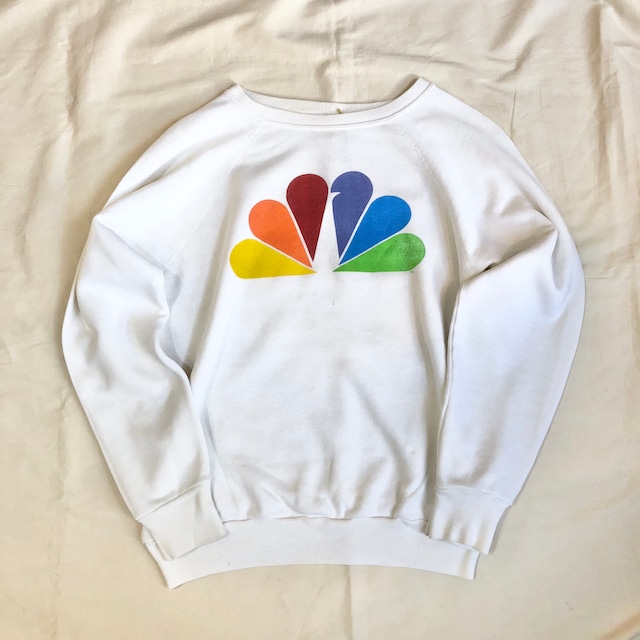 rainbow color print sweat