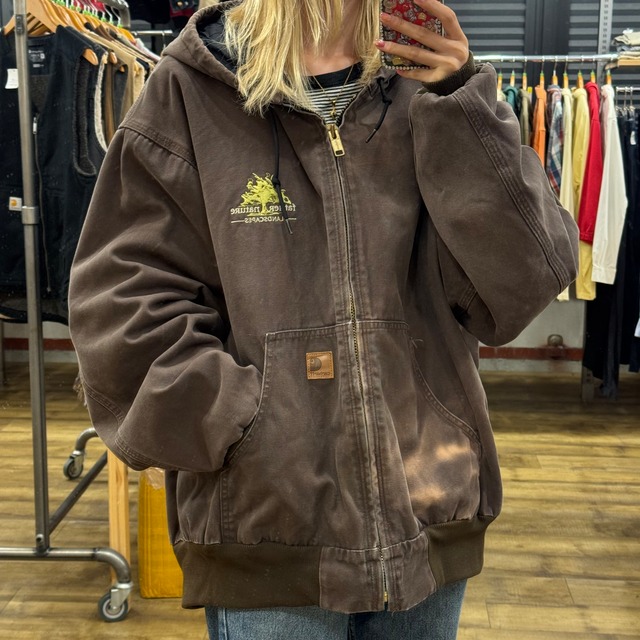 【Carhartt/カーハート】企業ロゴアクティブジャケット