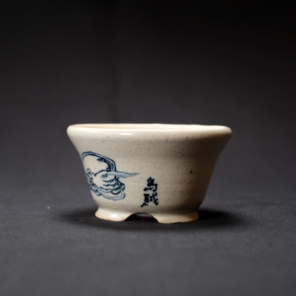 絵鉢 烏賊【Q鉢】 | bonsaiQ store