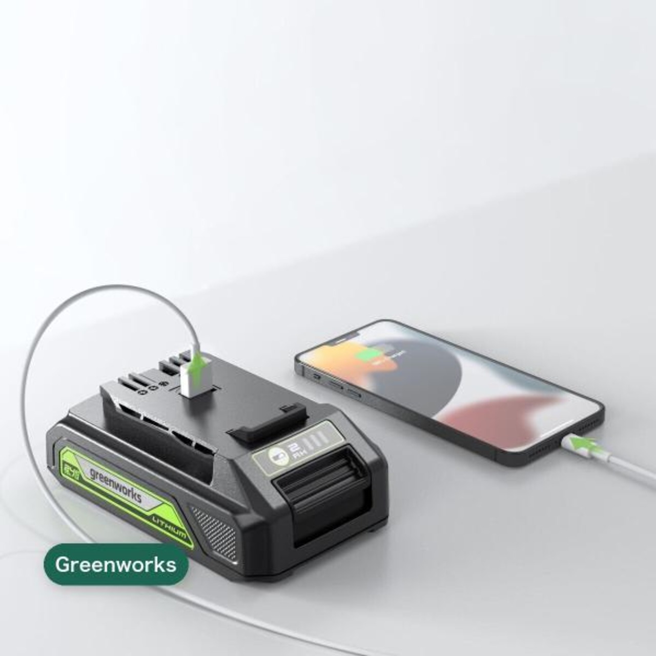 Greenworks 24V 2Ah 電動工具用バッテリー 【2Ahバッテリー単体、充電器別売】