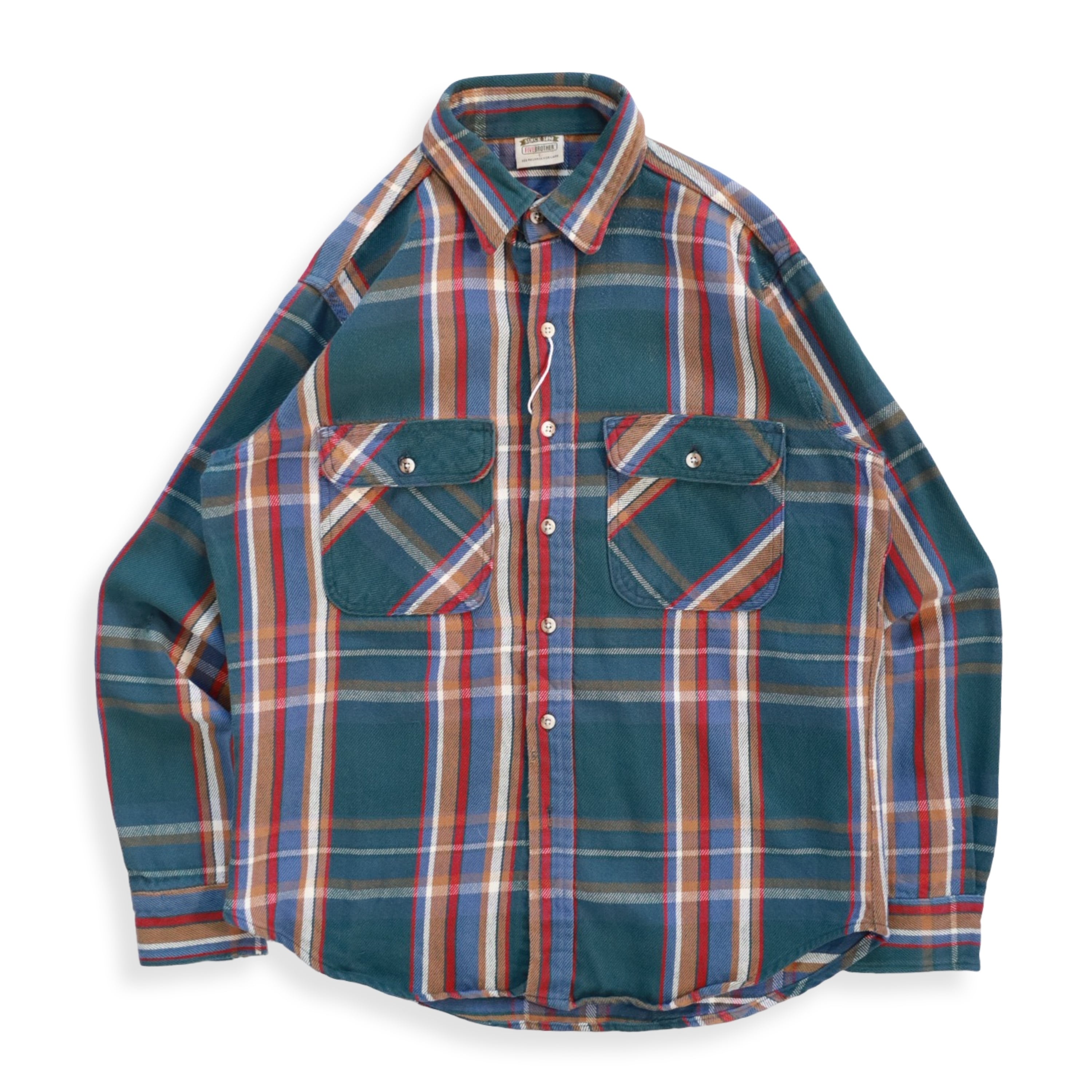 FIVE BROTHER Heavy Flannel Shirt