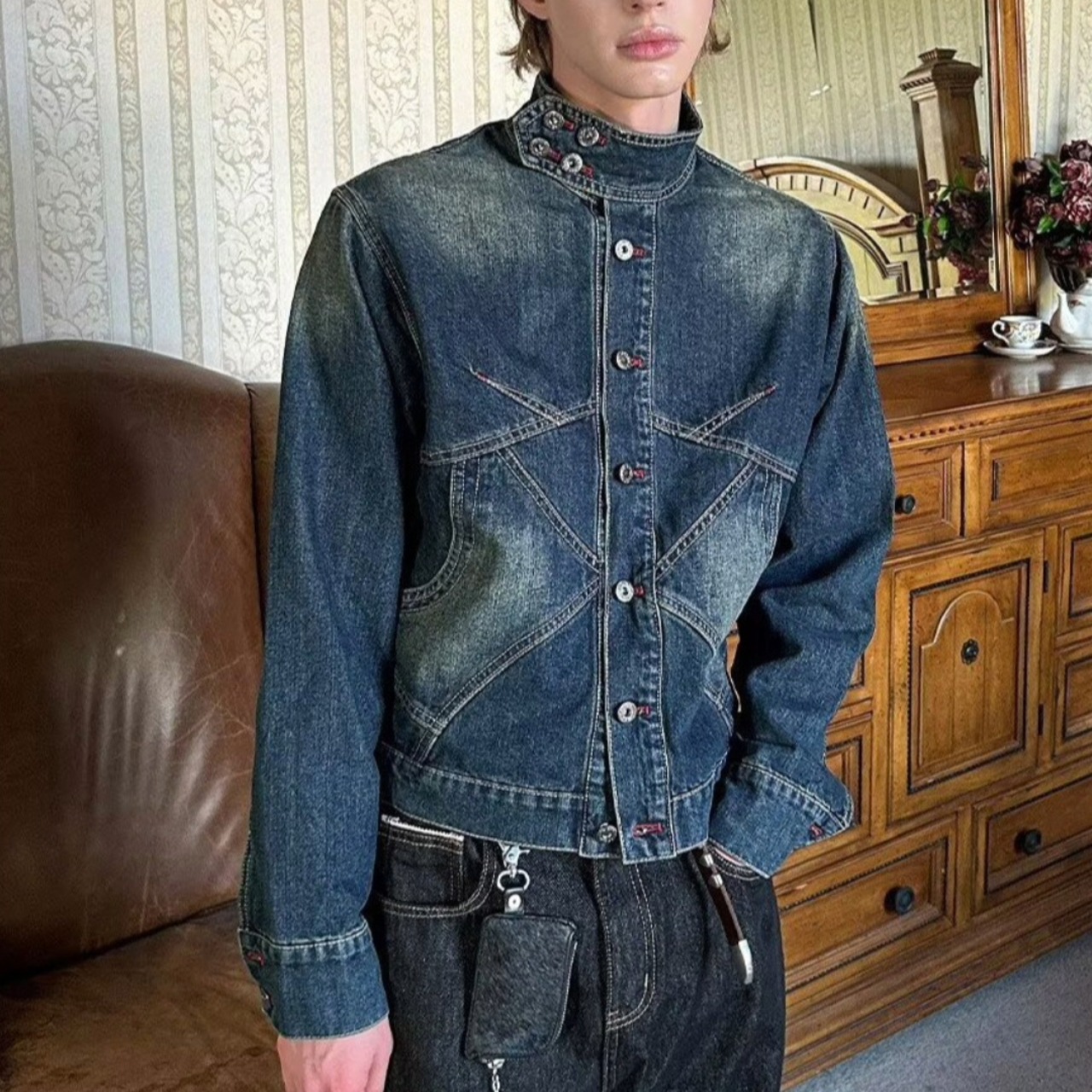 Cross Seam Relaxed Jacket　TB2571・画像3