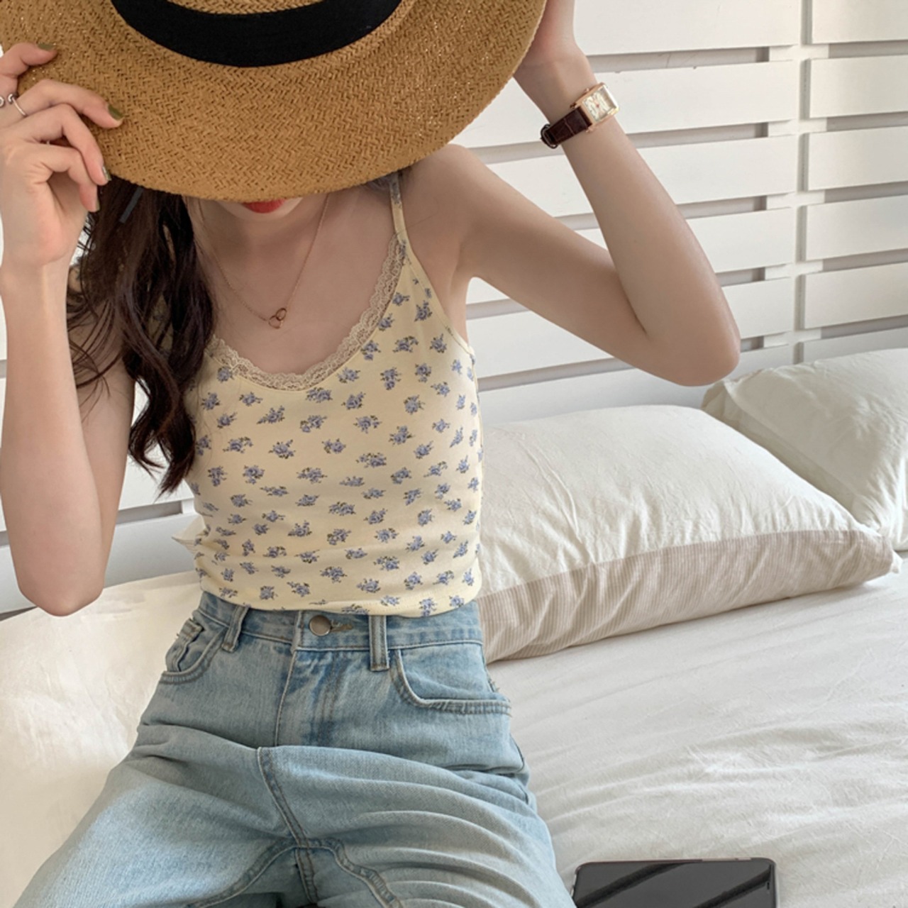 リトルフラワーキャミソール LK855