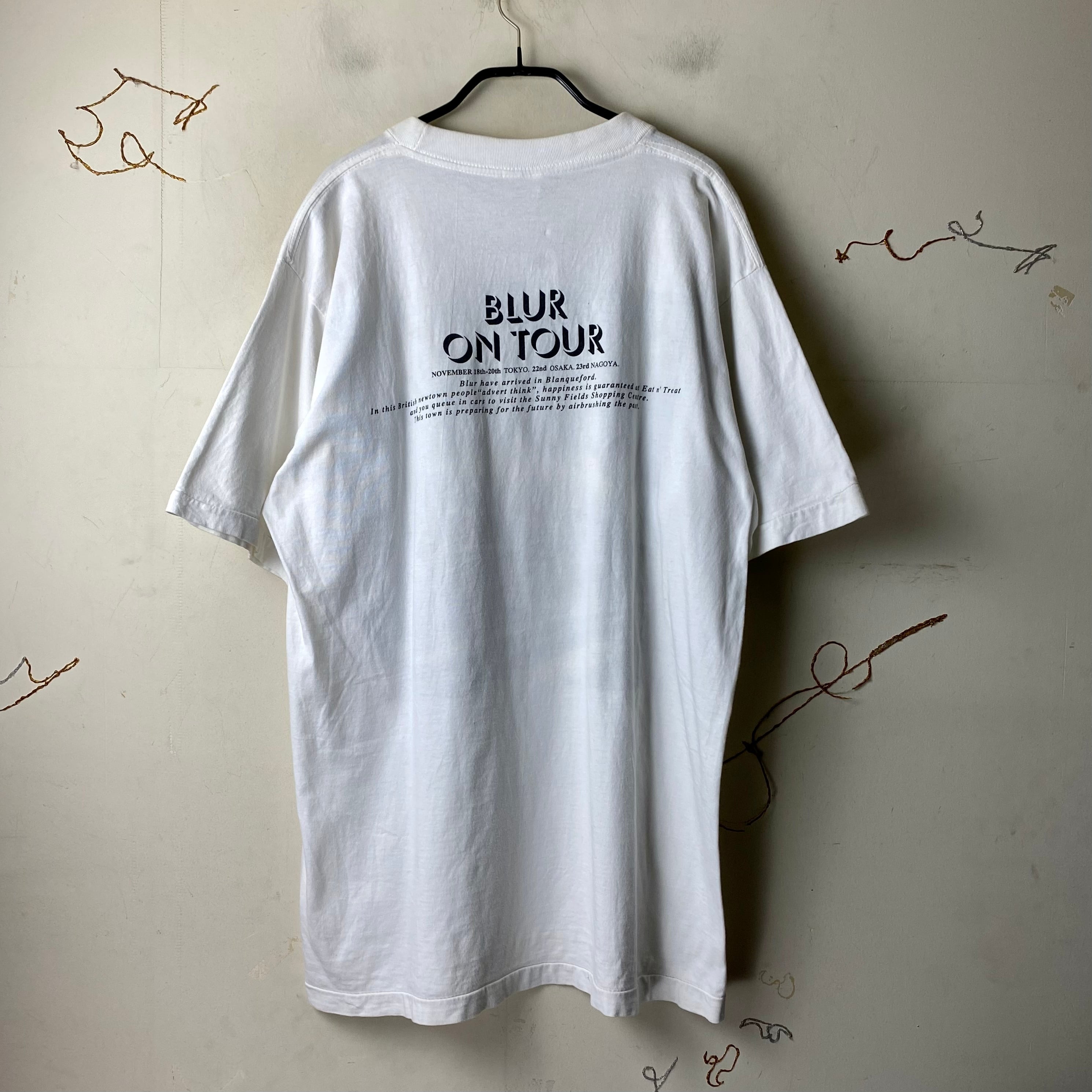 vintage 1993's BLUR music tee “modern life is rubbish” | NOIR ONLINE