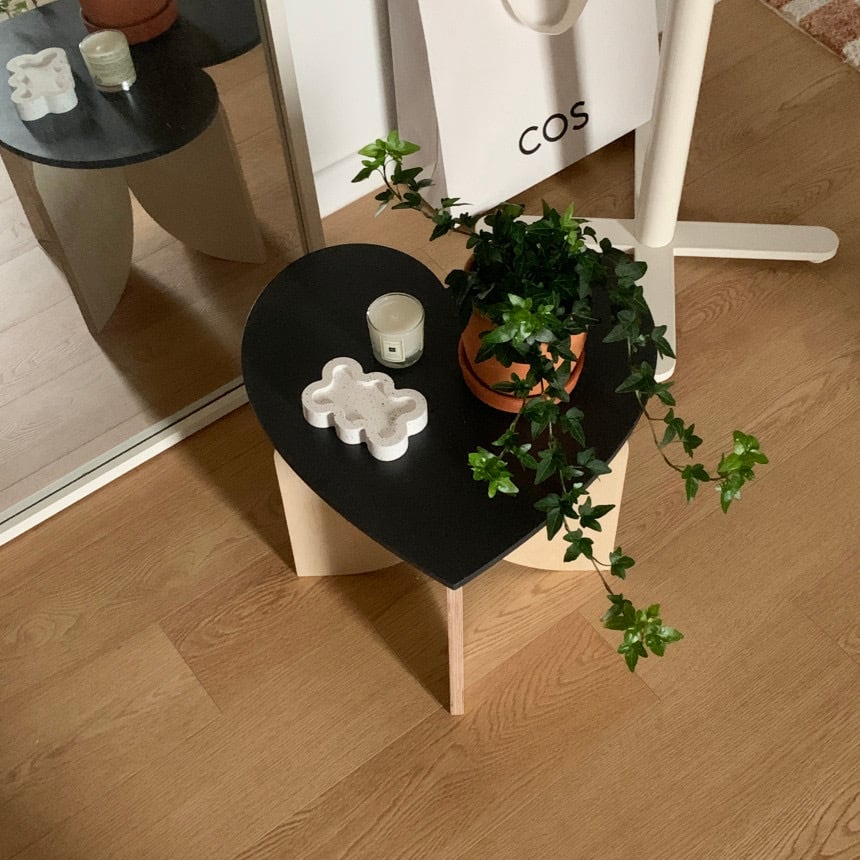 heart mini table 2colors / ハート ミニ テーブル サイドテーブル
