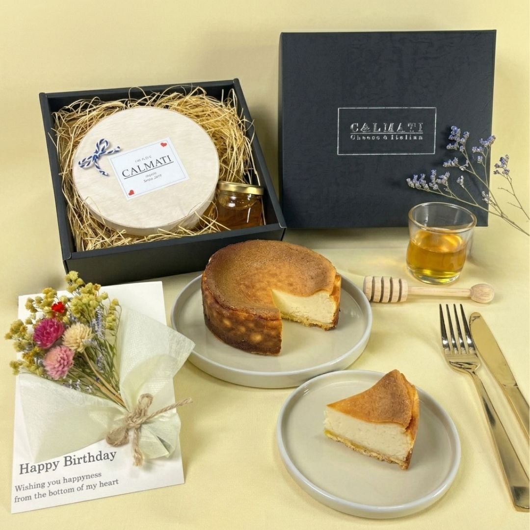 想いを添える】ミニドライフラワーのメッセージカード＆濃蜜チーズ