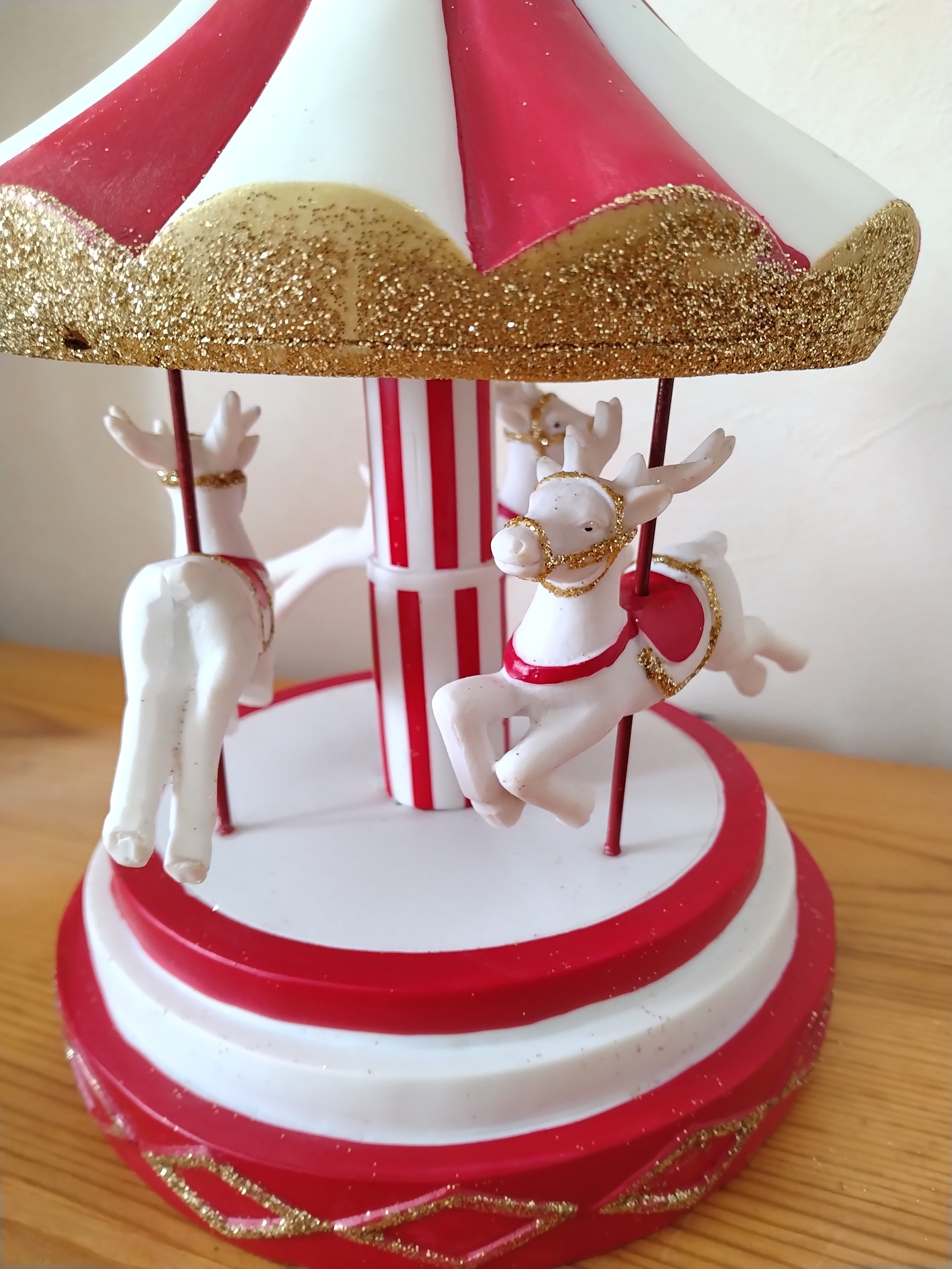 トナカイのメリーゴーランド】 クリスマス/オーナメント/インテリア