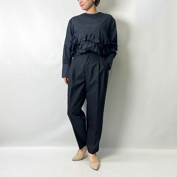 MARILYN MOON マリリンムーン 2way spiral raffle blouse 4243-103  