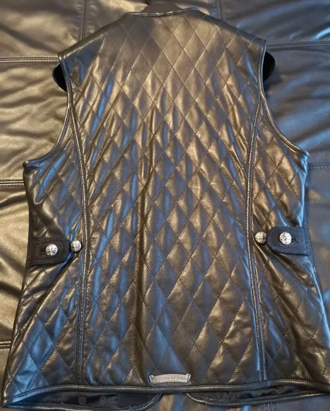 CHROME HEARTS クロムハーツ レザーベスト Shooting Gilet | Pay ID