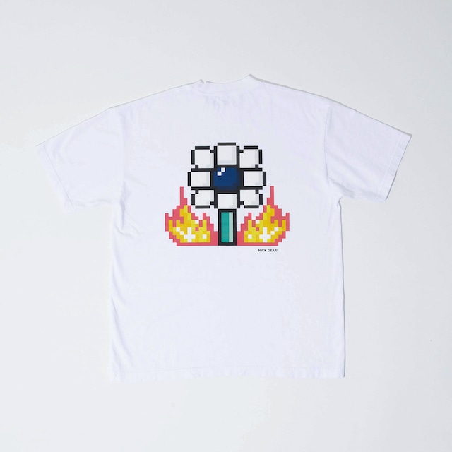 Pixel Fire Flower T-shirt