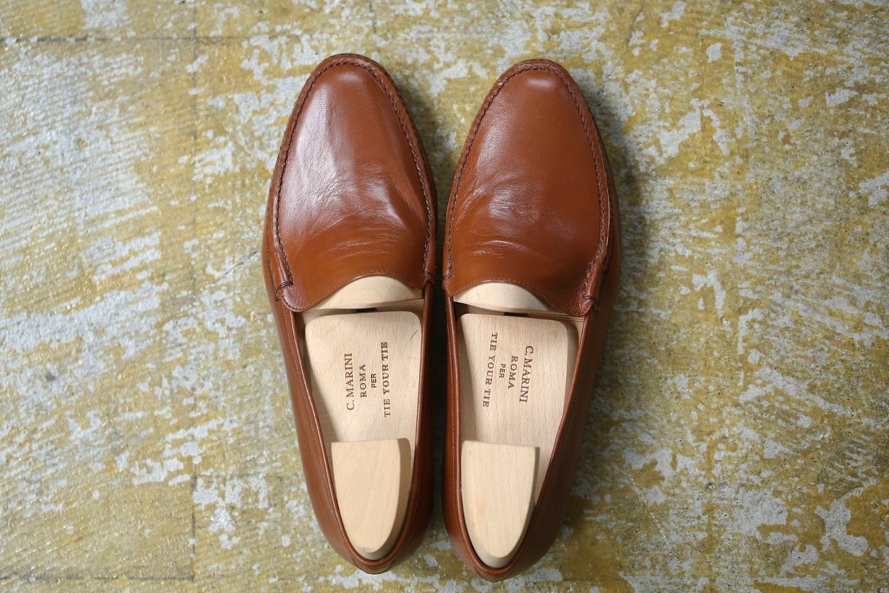 【Marini】イタリア最古の老舗 マリーニ ヴァンプローファー タイユアタイ別注 未使用 Size:42