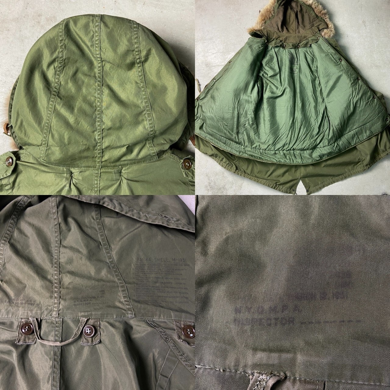 50年代 U.S.ARMY 米軍実品 M-51 ミリタリー フィールドパーカー モッズ 