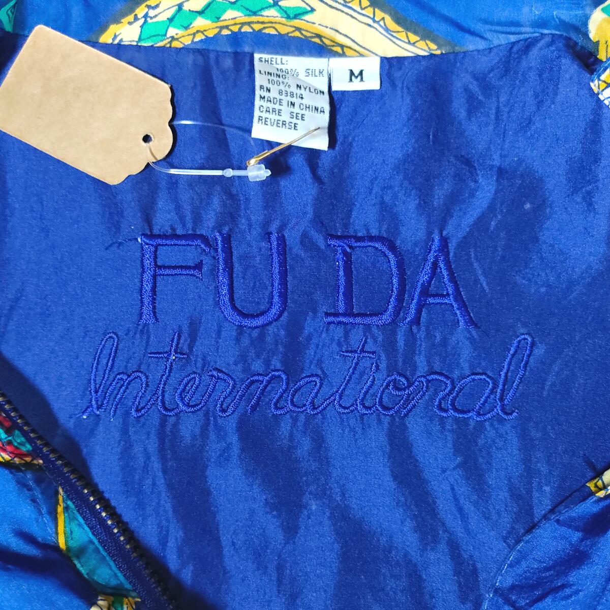 これぞ古着！FUDA international 総柄ナイロンジャケット（90年代 ...