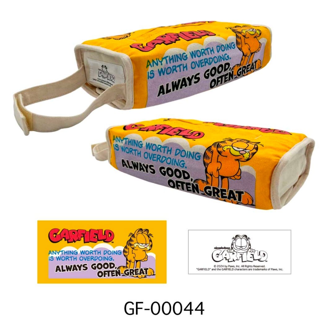 ✨️ティッシュのドレスアップに♡✨️ Tissue Cover / ティッシュカバー 吊り下げ / ティッシュケース【 Garfield ( ガーフィールド ) 】YELLOW